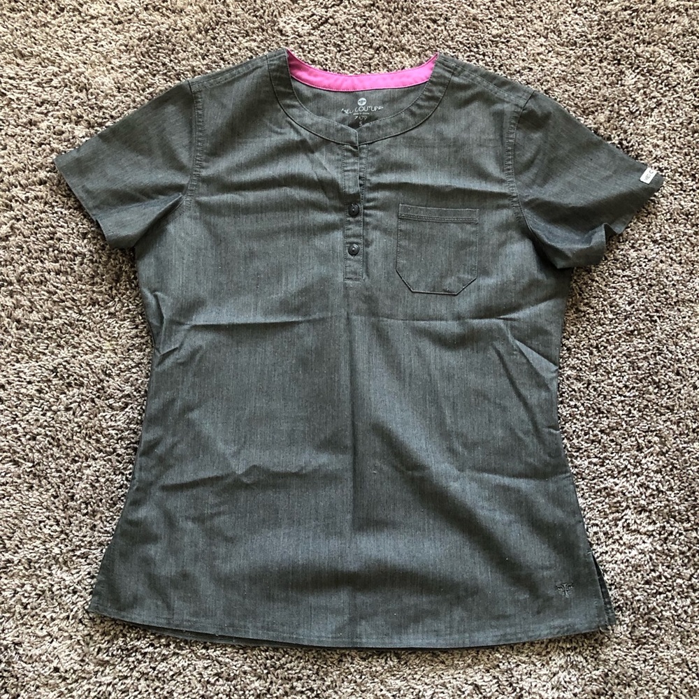 Med Couture Scrub Set - Gray